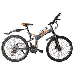 BICYCLE STEEL FOLDING 26" 21 SPEED - Golden Hill Bikes