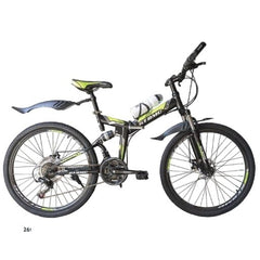 BICYCLE STEEL FOLDING 26" 21 SPEED - Golden Hill Bikes