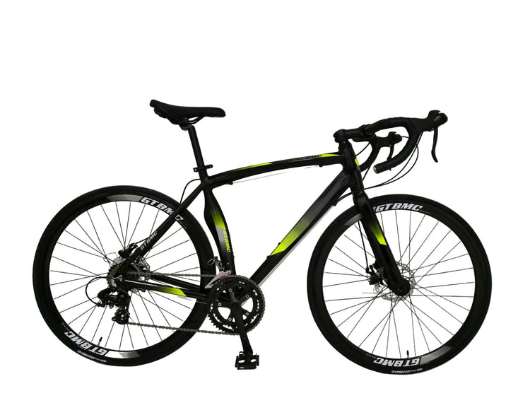 ROAD BICYCLE 700C*25C" ALLOY YEL/BLK 50" - Golden Hill Bikes